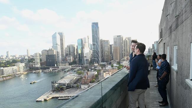 The Luke Mangan restaurant The Pylon Lookout on the Sydney Harbour Bridge requires guests to climb over 17 flights of stairs. Photo Jeremy Piper