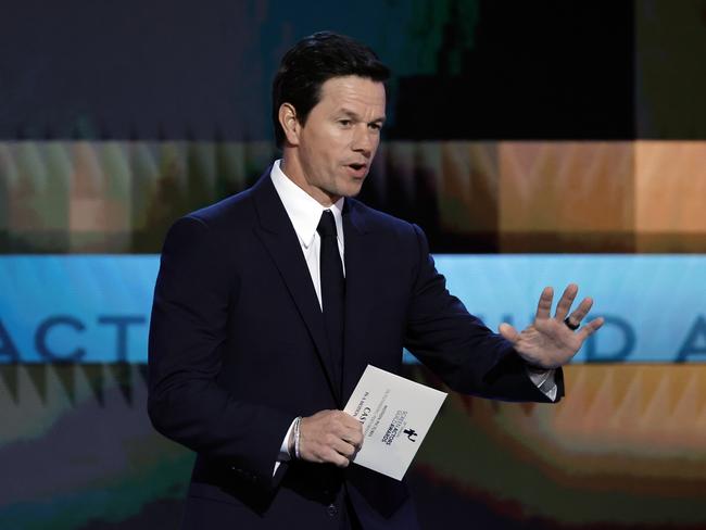 Mark Wahlberg speaks onstage during the 29th Annual Screen Actors Guild Awards. (Photo by Kevin Winter/Getty Images)