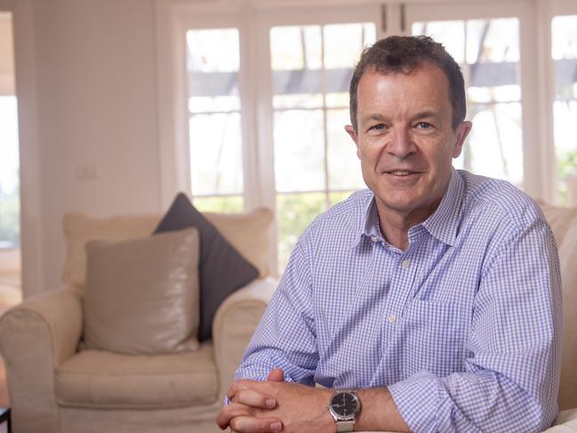 NSW Opposition leader Mark Spearman at his home. Picture: Jeremy Piper