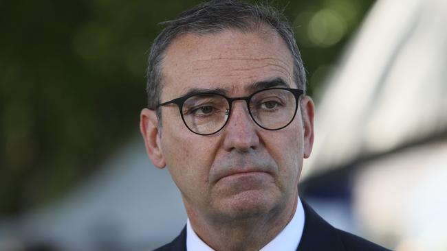 SA Premier Steven Marshall said the death of a one-year-old child is “very sad”, Picture: Emma Brasier