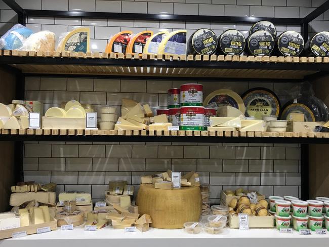 The cheeses on offer at Romeo’s SUPA IGA.