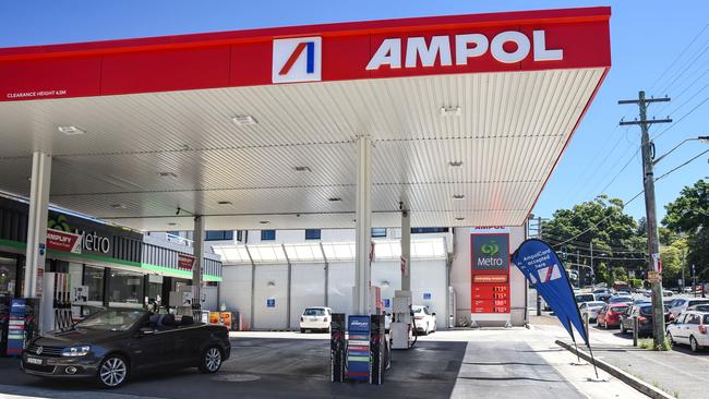 The Ampol service station at Bondi. Picture: NCA NewsWire / Flavio Brancaleone