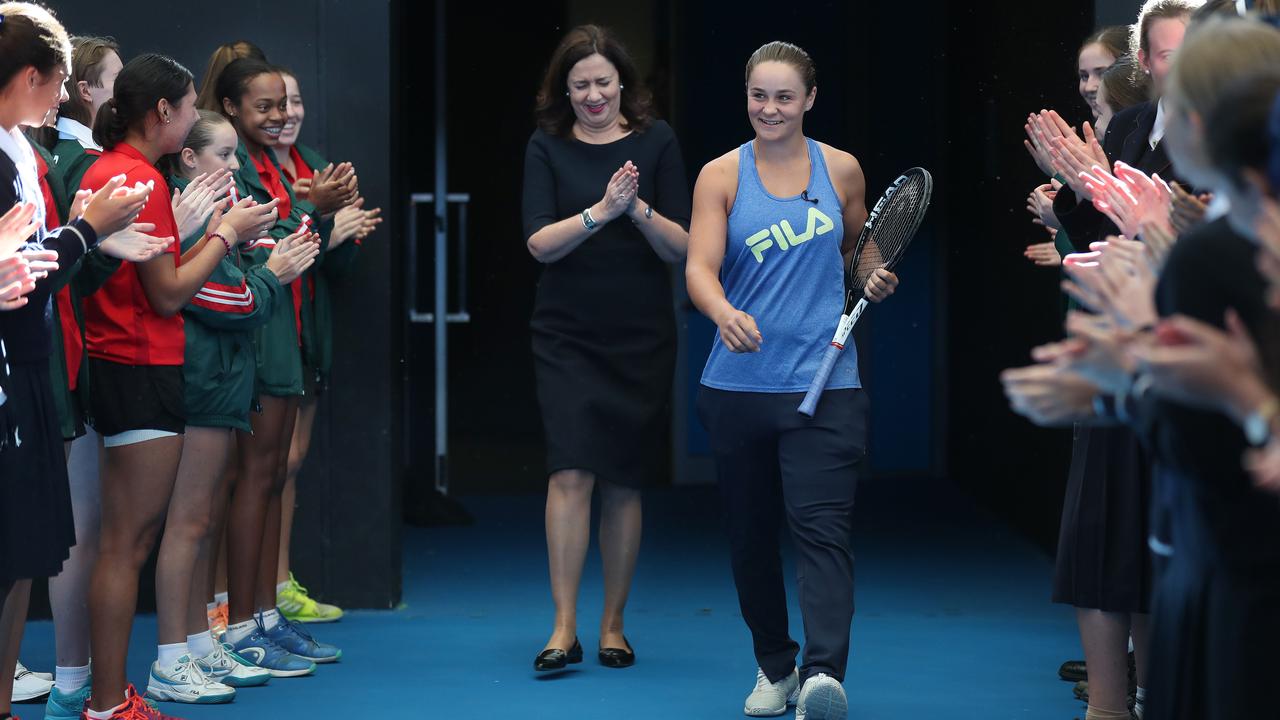 Ash Barty recharges batteries at home before runup to US Open The