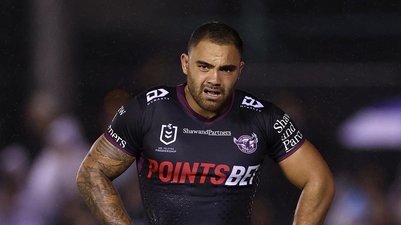 Dylan Waker has impressed in his bench utility role for Manly but is set to be out for Round 8. Picture: Getty Images