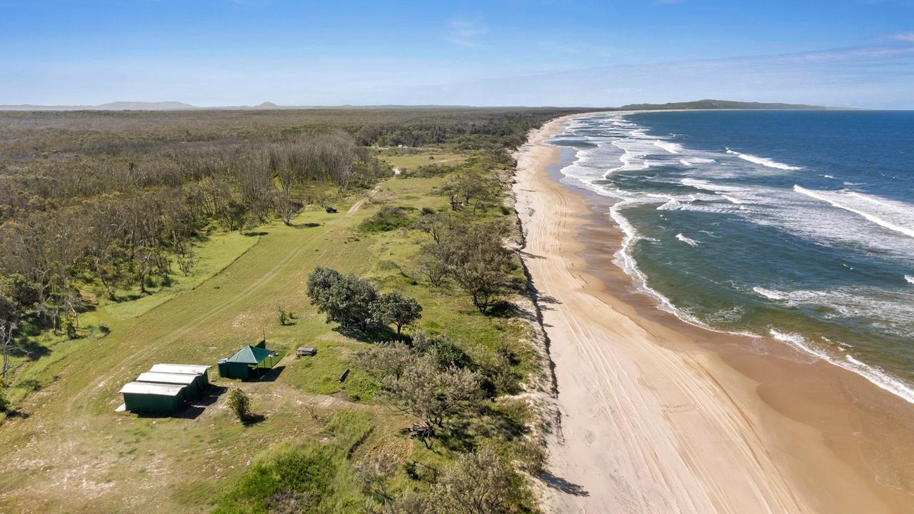 The hammer is set to fall on a 45ha property at Noosa North Shore that's been owned by a family for 40 years.