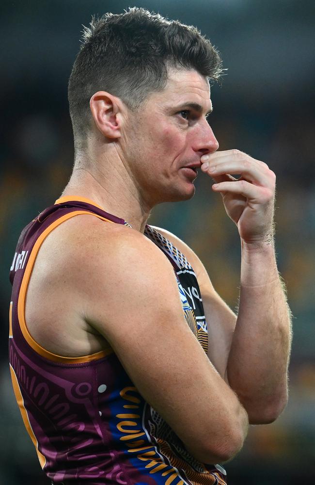The Lions have officially lost the top spot on the AFL ladder. Picture: Matt Roberts/Getty Images