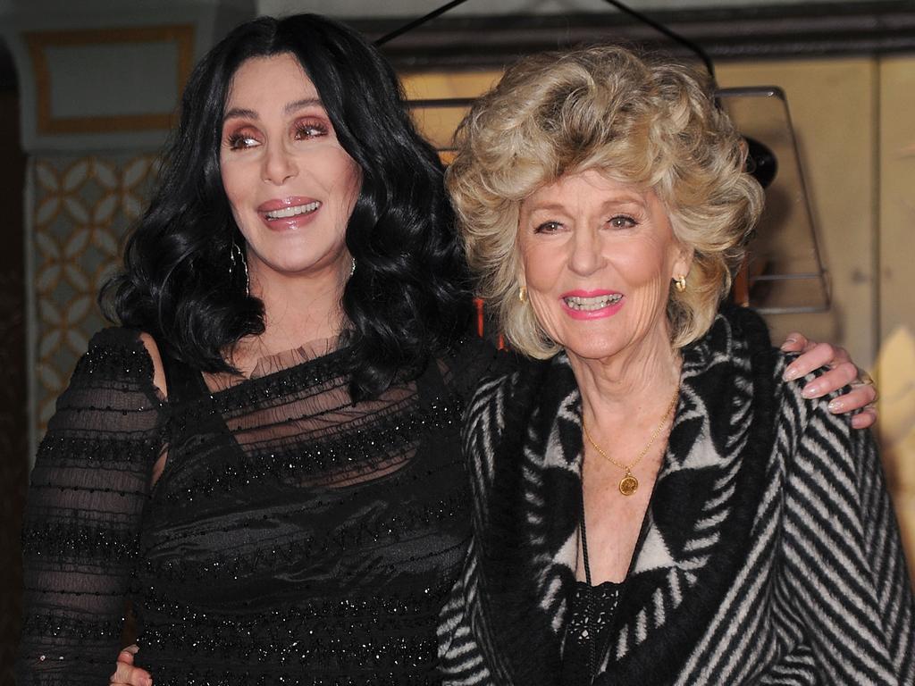 Cher with her mum, singer and actress Georgia Holt, who passed away in 2022. Picture: Jason Merritt/Getty Images