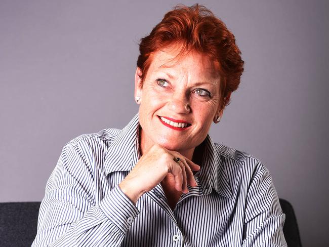 One Nation leader Pauline Hanson was in Townsville this weekend. Picture: Zak Simmonds