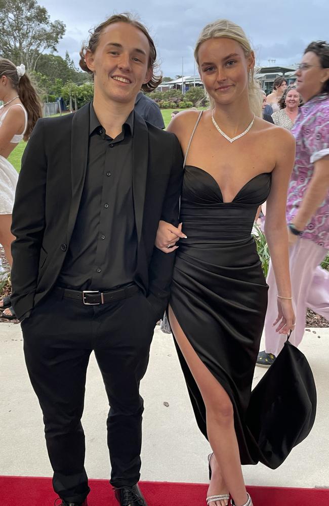 Brodie and Angelique at the 2023 Mountain Creek State High formal.