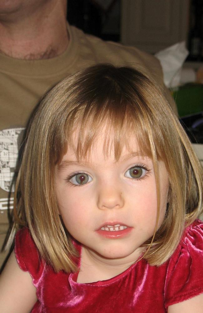 Madeleine McCann who disappeared in Praia da Luz, Portugal on May 3, 2007. Picture: Metropolitan Police/AFP