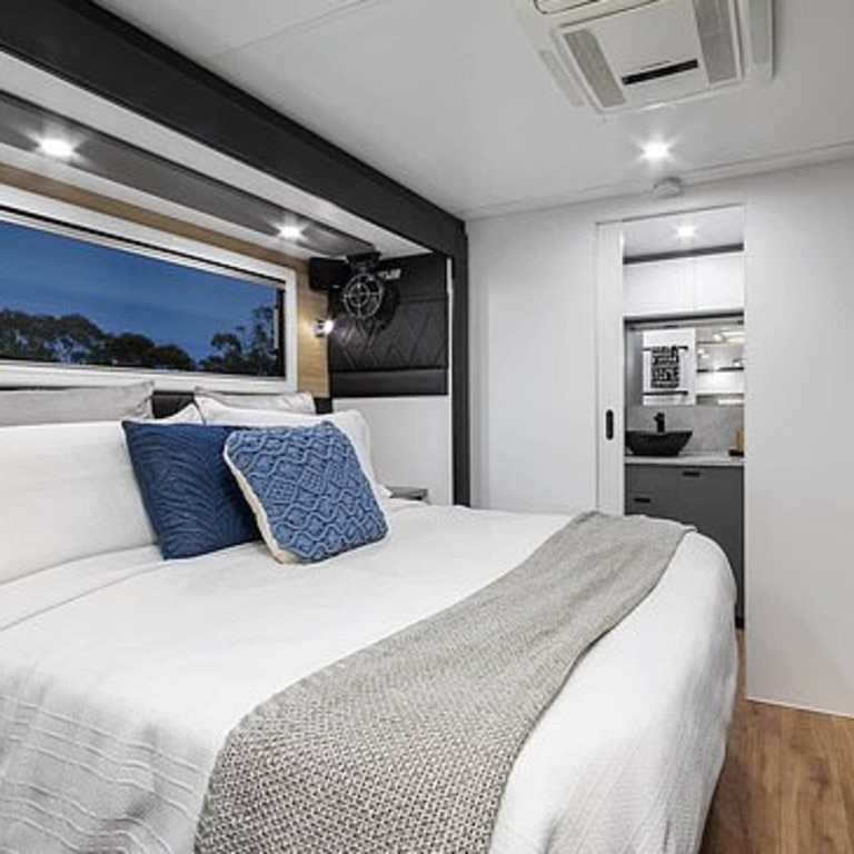 The caravan is completely luxe. Picture: lotuscaravans.com.au