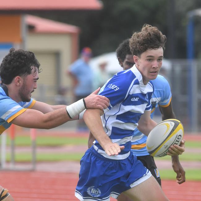 QLD Rugby Union State Championships (17-18 years boys) at the Townsville Sports Precinct. Friday May 23. Northern against Peninsular. Picture: Evan Morgan