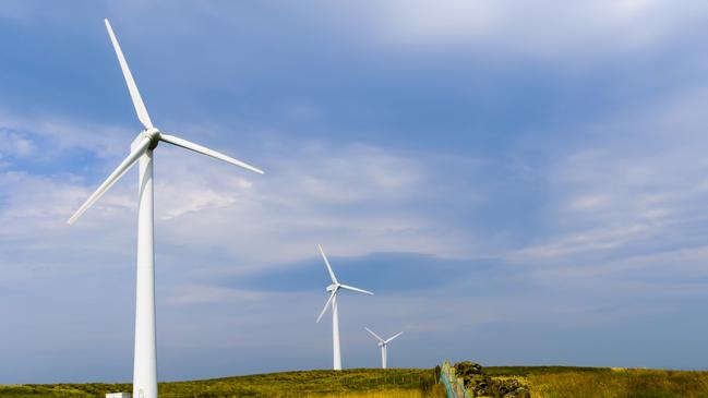 Wind turbines produce a large proportion of the power in states such as South Australia.