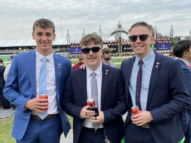 Matt, Josh and Blair at the races.