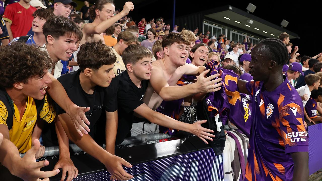 Perth Glory fans are celebrating the sale of their club to Ross Pelligra. Picture: Paul Kane/Getty Images