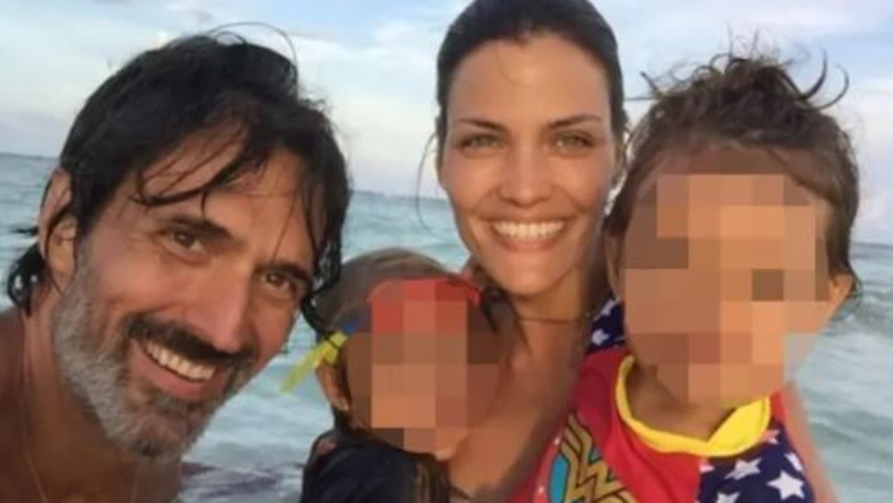 Luciana Curtis, her husband Henrique Gendre and their child were ambushed by a gang of armed men after eating dinner in Sao Paulo Wednesday night. Picture: Instagram@lucurtis