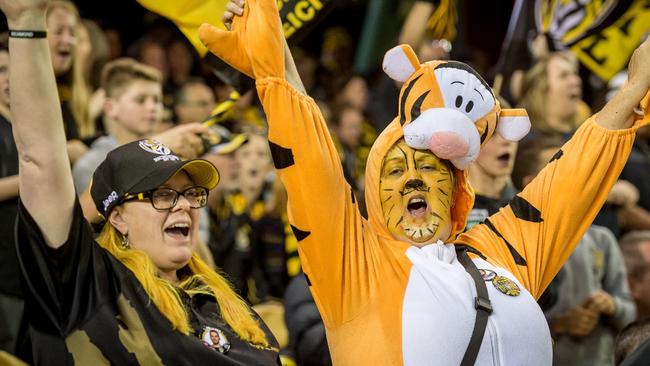 Richmond fans have only been allocated 17,000 Grand Final tickets. Picture: Jake Nowakowski