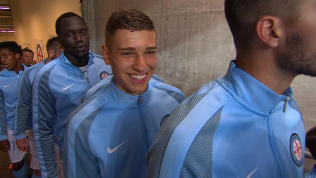 Melbourne City youngster Dylan Pierias.