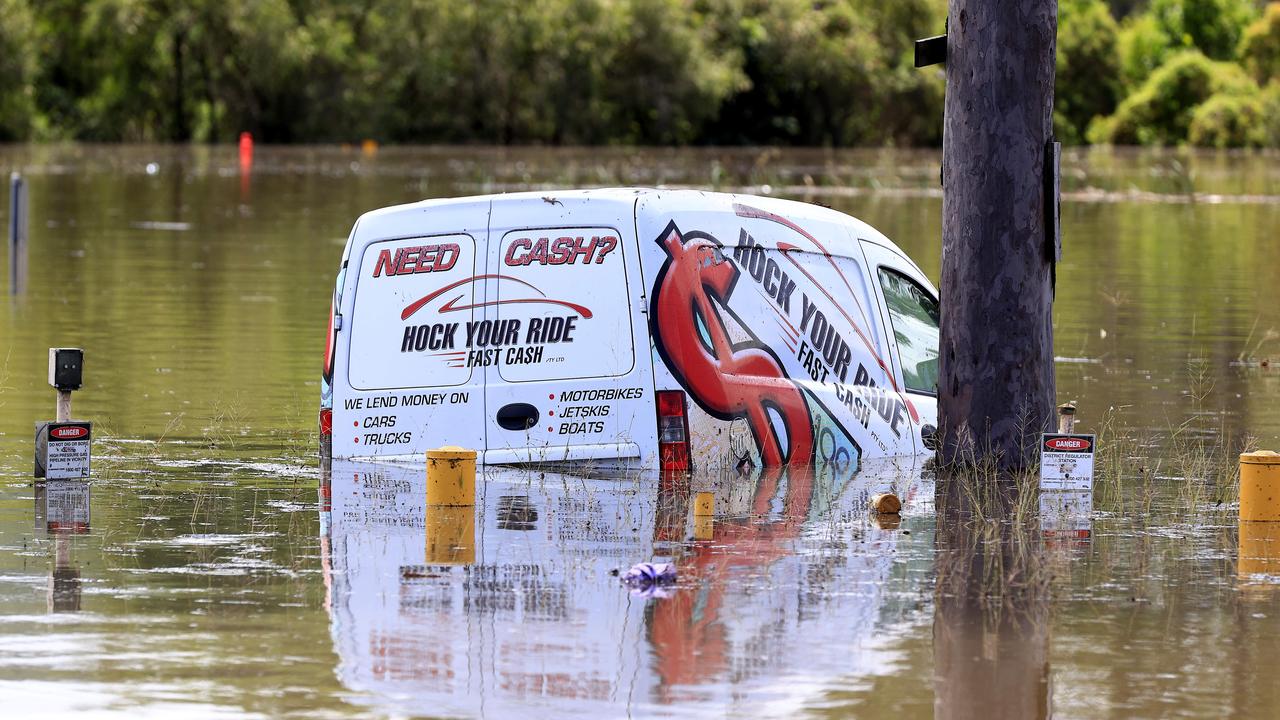 Flooding from around Yatala. Photo: Adam Head