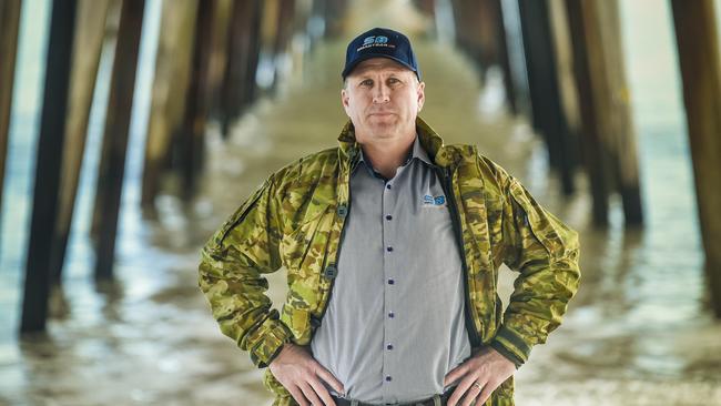 Kevin Baker and his SmartBar employees will make a 42km walk to raise money and awareness for an important cause. Picture: AAP/ROY VANDERVEGT