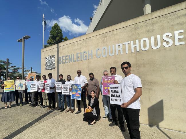 Around 20 people observe the proceeding in Beenleigh Magistrates Court on Wednesday, September 18, 2024. Picture: Grace Koo