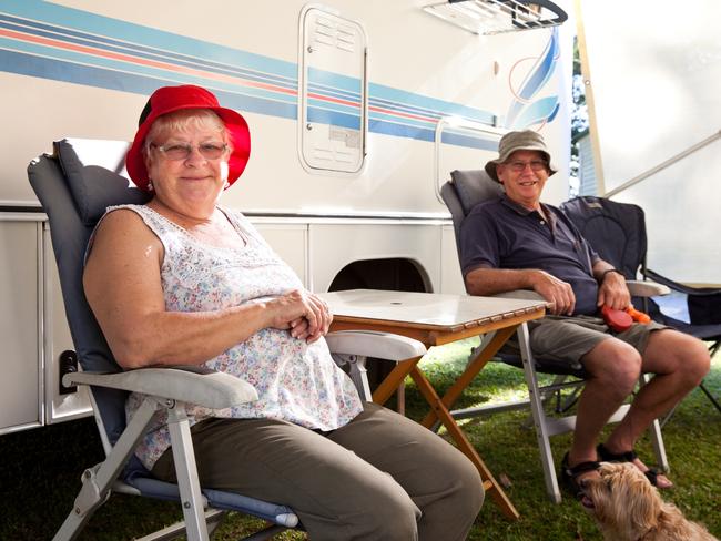 Caravanning, a popular holiday choice for retirees is growing in popularity across all age groups following terror attacks overseas. Picture: iStock