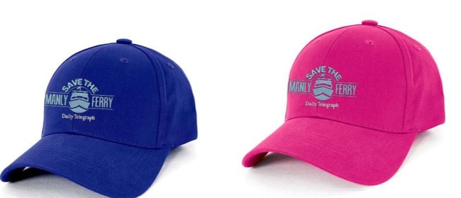 You could win a limited edition Daily Telegraph Save the Manly Ferry campaign cap.