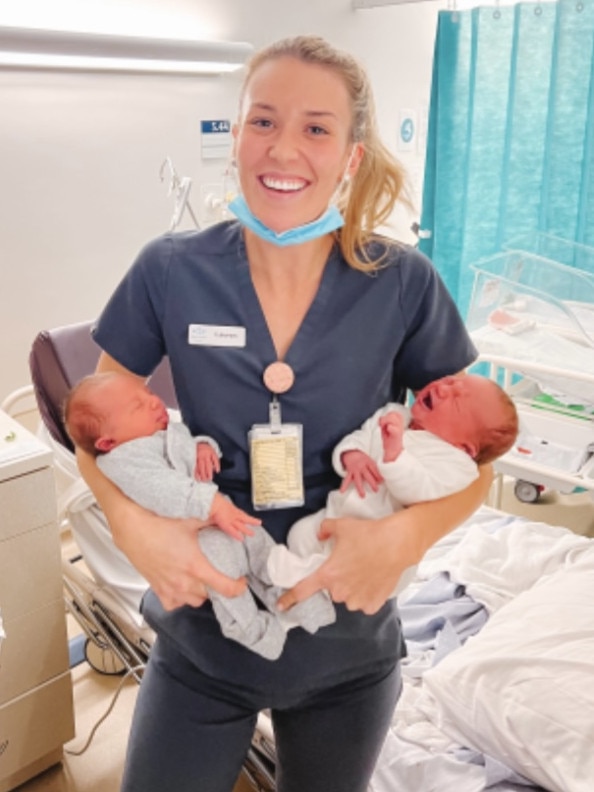 Lauren is a midwife from Victoria. Picture: Supplied