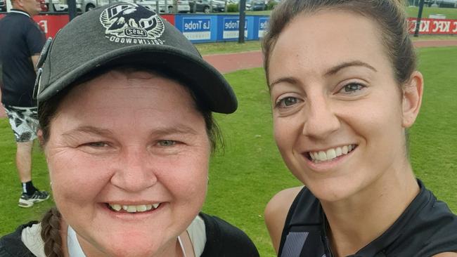 Steph Chiocci extended an act of kindness to Fearn Harrison (left) Picture: Instagram