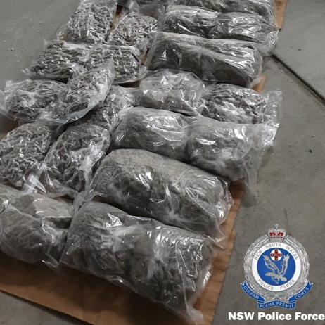 NSW Police allege a 48-year-old man was busted at the border with 145kg of cannabis in his van concealed inside two large hot water systems and a toolbox. Picture: Supplied