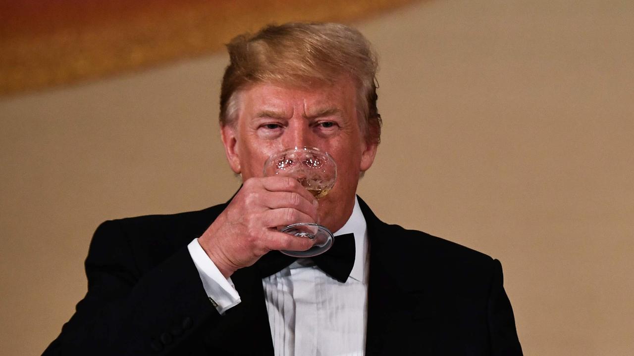 Donald Trump: US President drinks champagne toast in Japan | news.com.au —  Australia's leading news site for latest headlines