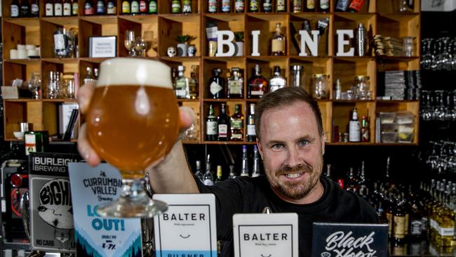 Bine Bar and Dining owner Scott Imlach will be opening the doors of two venues on Saturday. Picture: Jerad Williams