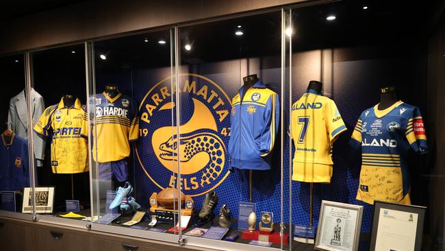 Nostalgia runs deep in the memorabilia room at the Centre of Excellence. Picture: Rohan Kelly