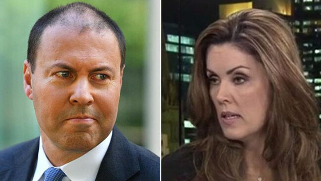 Peta Credlin has spoken to Josh Frydenberg about his attack on Tony Abbott.