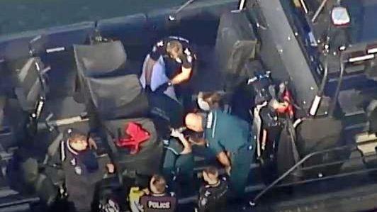 SCARY: Two men and a child, 7, were rescued off Caloundra after a dramatic six-hour search which has left the little boy fighting for his life in hospital. Picture: ABC News