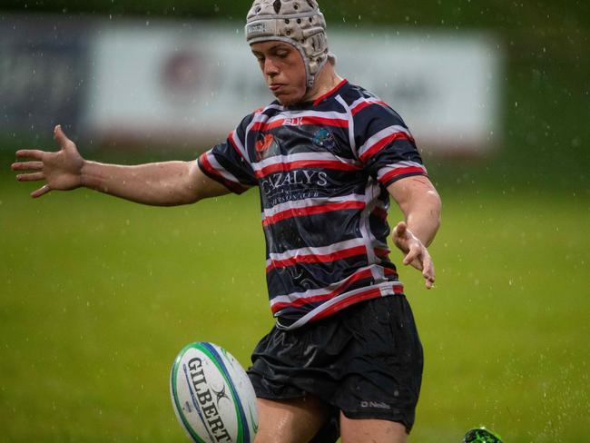 Palmerston Crocs young gun fly-half Nathan Dixon cleaned up at the 2020-21 Eric Johnston Medal night. Picture: Che Chorley