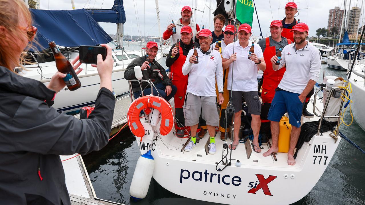 The crew of Patrice Six were back on land far earlier than expected by in good company.