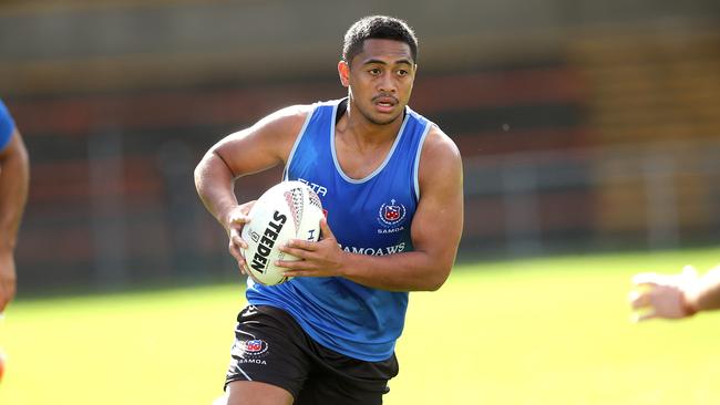 Milford captained Samoa against Papua New Guinea earlier this year. Picture by Phil Hillyard.