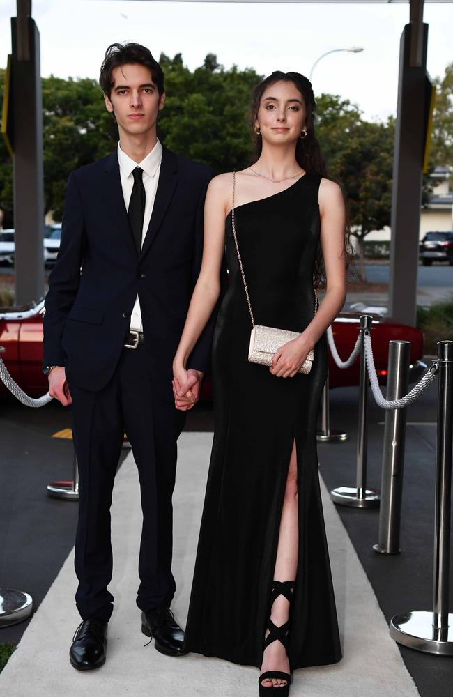 Oliver Chilman and Kaila Dixon at year 12 formal, Nambour Christian College. Picture: Patrick Woods.