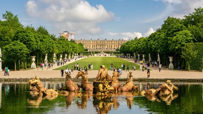 Apollo fountain in Versailles gardens.