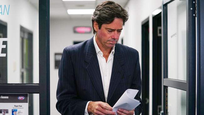 Gillon McLachlan is confident a national draft will still be staged in 2020. Picture: AAP