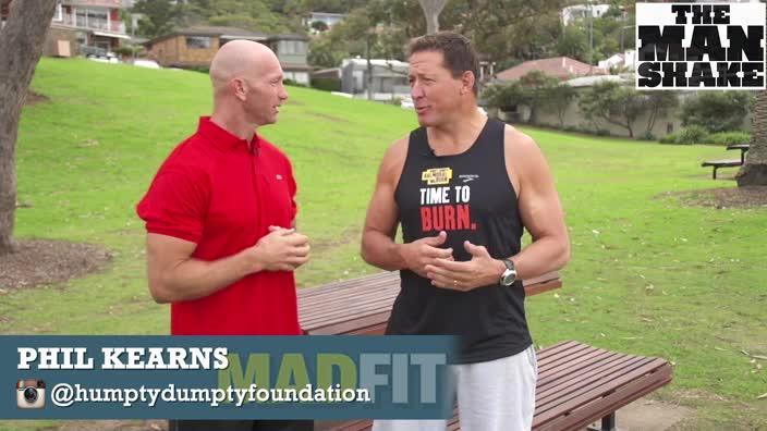 MADFIT: Phil Kearns shows off some of his key exercises