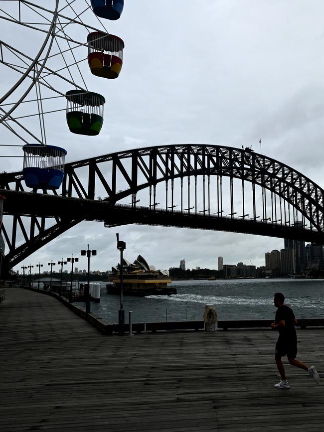 Sydney’s Milsons Point Wharf amid the coronavirus outbreak. Picture: Joel Carrett/AAP