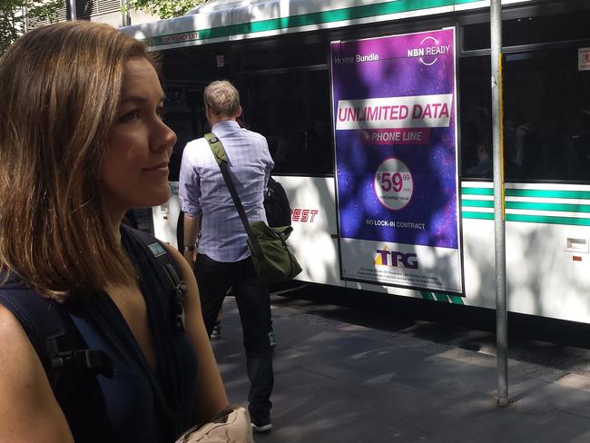 Elizabeth Smith, of Collaroy Plateau, is fed up with the long and slow bus commutes to the city. She’s pictured at Wynyard Station.