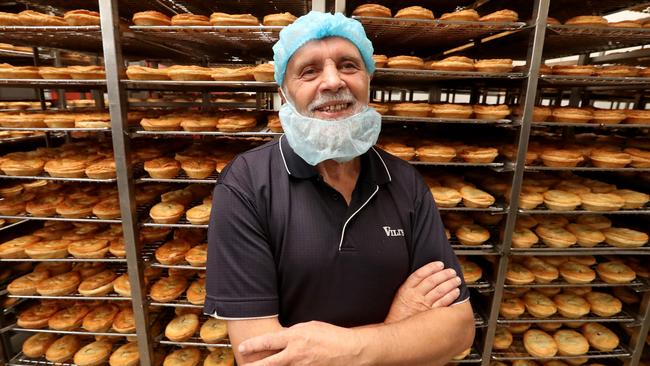 Vili Militsis at his bakery. Picture: Kelly Barnes