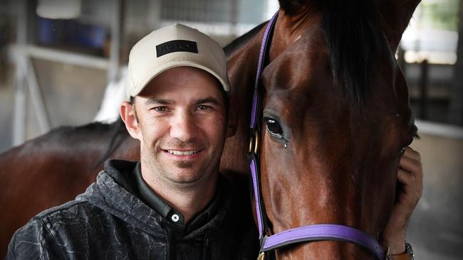 Sunshine Coast racing trainer Damien Batters is excited for the opportunity to reunite with fan favourite Mr Money Bags. Picture: Patrick Woods