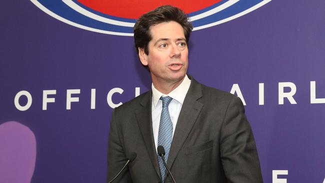 Gillon McLachlan’s salary is a secret but is likely to be above $2 million. Picture: Getty Images