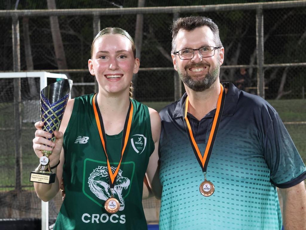 Coach Matthew Stripling of Banks HC has been nominated for the 2024 NT News Sports Coach of the Year. Picture: Supplied.