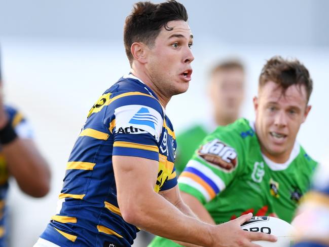 2019 NRL - 2019 Parramtta Eels vs Canberra Raiders - Mitchell Moses, 2019-02-15. Digital image by Gregg Porteous © NRL Photos