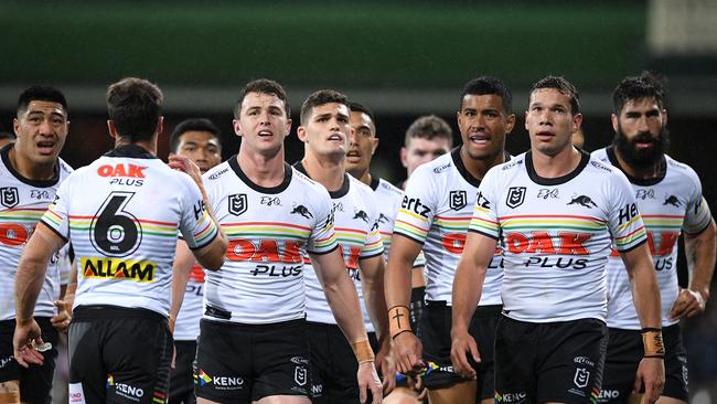 Penrith’s finals aspirations ended at the SCG. Picture: Dan Himbrechts